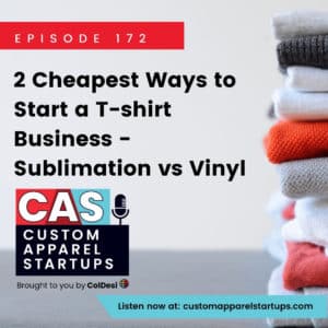 2 Cheapest Ways to Start a T-shirt Business - Sublimation vs Vinyl