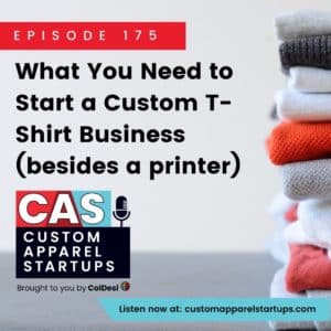 what you need to start a t-shirt business