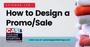 how to design a promo or sale