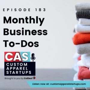Monthly Business To Dos